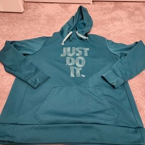 Nike Teal Dri-FIT Hoodie Women's Large